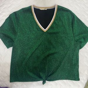 Sparkle oversized shirt